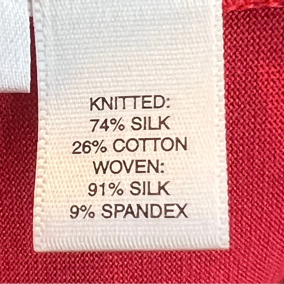 Ann Taylor Size Large Shoulder Bow Scoop Neck Red Tank Top - Picture 6 of 6